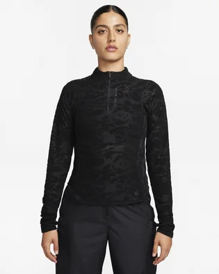 Лонгслив женский Nike 1/4 Dri-Fit Trail Black FB7637-010