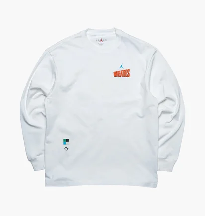 Свитшот мужской Air Jordan Flight Mvp 85 L/S Tee White Dv8428-100