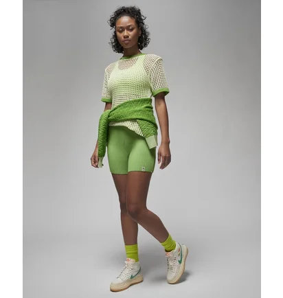 Шорты женские Air Jordan X Union X Bephies Beauty Supply Bike Shorts Green FD4252-303