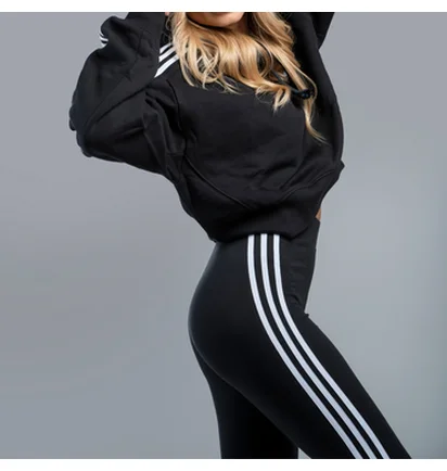 Штаны женские Adidas 3-Stripes Black GN4504