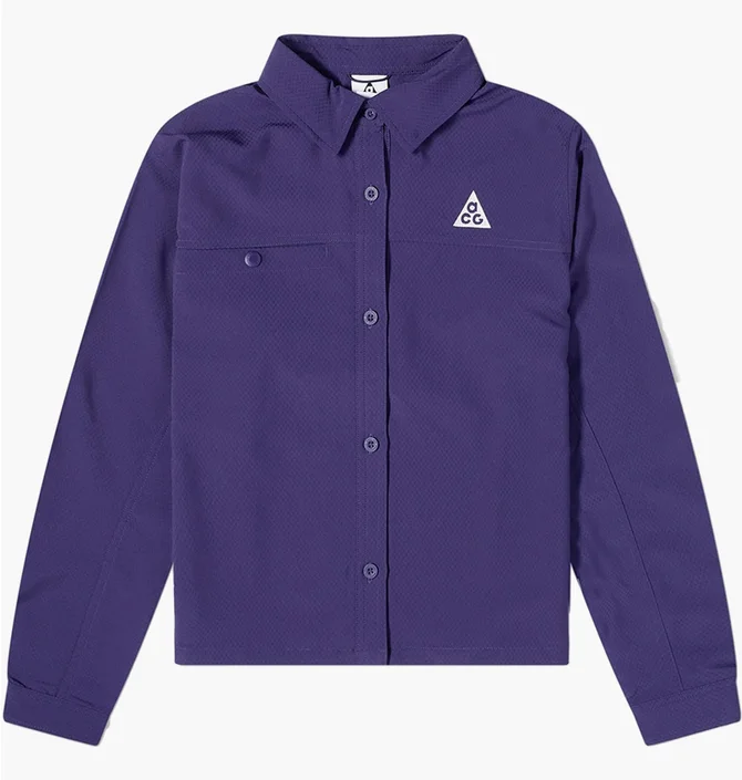 Рубашка женская Nike Acg Long Sleeve Trail Top Violet FB7887-555