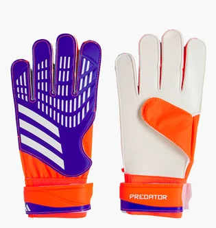 Перчатки вратарские унисекс Adidas Predator Cl Trn Jr Blue IX3870