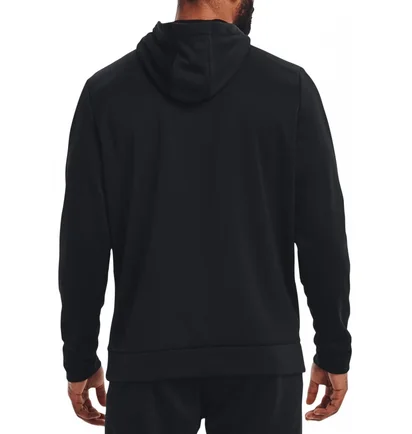 Худи мужское Under Armour Hooded Sweatshirt Under Ua Armour Fleece Big Logo Hd-Blk Black 1373352-001