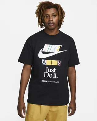 Футболка мужская Nike T-Shirt Sportswear Max90 Black FB9778-010