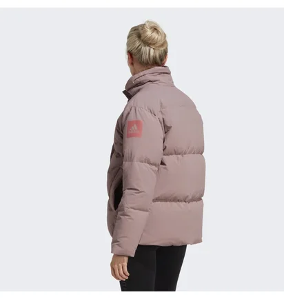 Куртка жіноча Adidas Big Baffle Down Jacket Brown Hn9936