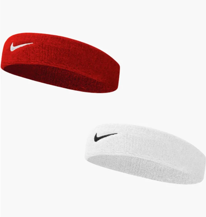 Повязка на голову Nike Swoosh Headband 2 White/Red NNN07-101-601