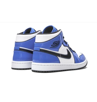 Кроссовки мужские Air Jordan 1 Mid Se White/Blue DD6834-402