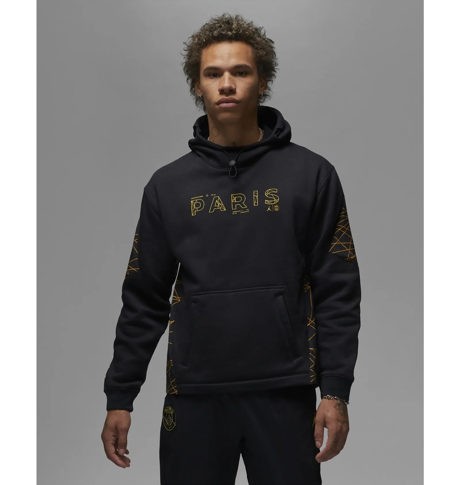 ᐉ Світшот чоловічий Nike Jordan Paris Saint-Germain Black Dv0613