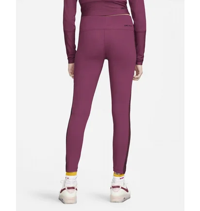 Леггинсы женские Nike Ribbed Sports Utility Leggings Bordo Fd4237-653
