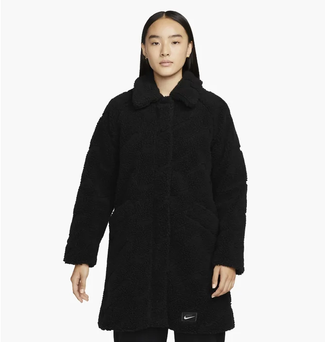 Куртка женская Nike Womens Long Jacket Black Dd5088-010
