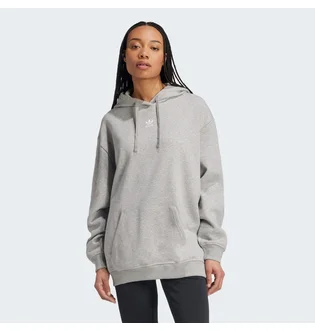 Худи женское Adidas Essentials Oversized Fleece Hoodie Grey IY7345
