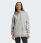 Худи женское Adidas Essentials Oversized Fleece Hoodie Grey IY7345