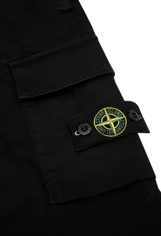 Штаны мужские Stone Island Cargo Black K2S153100033-S00L1-V0129