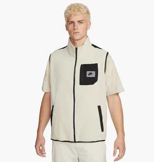 Жилетка мужская Nike M Nsw Spu Tf Polar Flc Vest Beige Dq5105-206