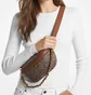 Сумка жіноча Michael Kors Slater Extra-Small Empire Signature Logo Sling Pack Brown 30H3G04M0B-BROWN-LUGGAGE-79688