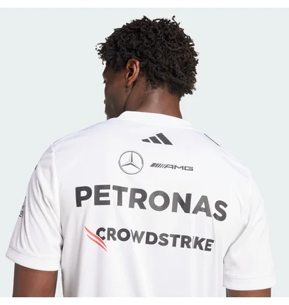 Футболка чоловіча Adidas Mercedes - Amg Petronas Formula One Team Driver White JX5798