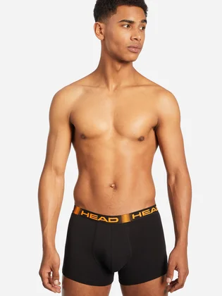 Труси чоловічі HEAD Basic Boxer Black/Orange (2 шт) 701219886-001