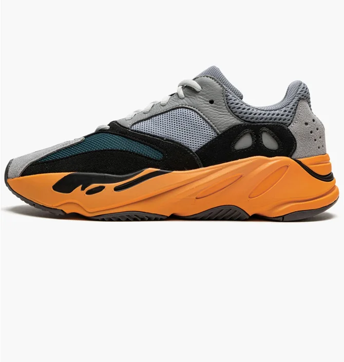 Кросівки чоловічі Adidas Yeezy 700 Grey/Black GW0296