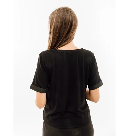 Футболка женская AUSTRALIAN Gold Tape Jersey V Tee Black LSDTS0028-003