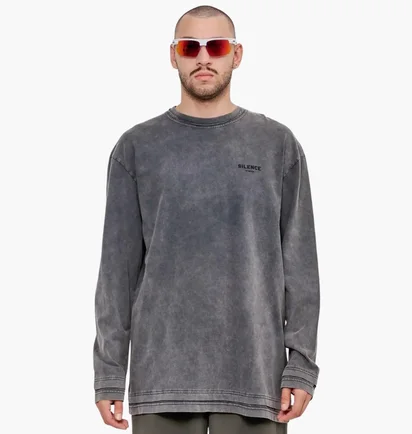 Лонгслив унисекс Han Kjobenhavn Layered Grey U-134147