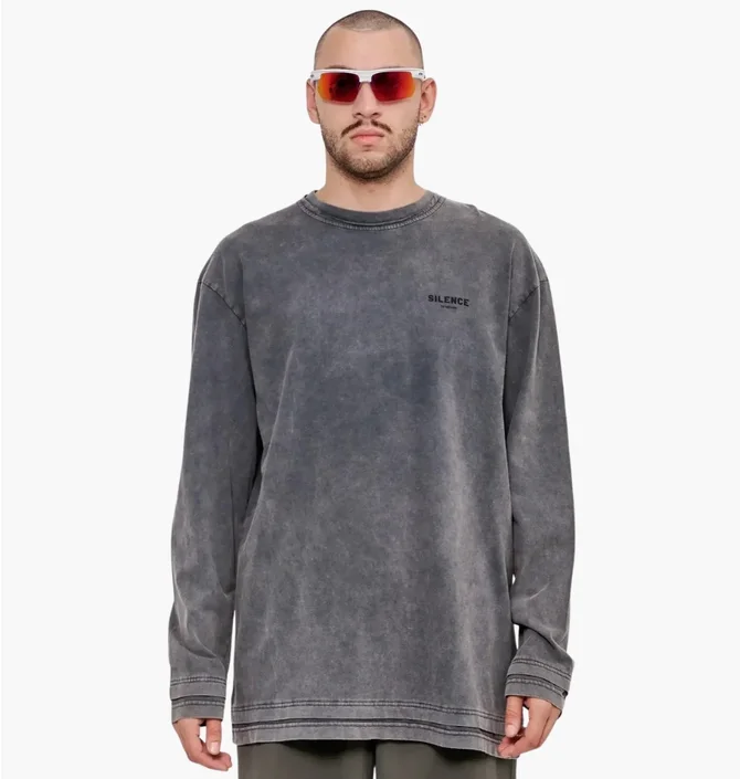 Лонгслив унисекс Han Kjobenhavn Layered Grey U-134147