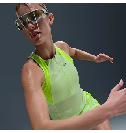 Майка женская Nike Dri-Fit Run Nvlt Singlet Green HJ2238-701