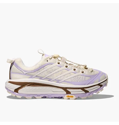 Кроссовки унисекс Hoka Mafate Three2 Beige/Violet 1175490-ASF