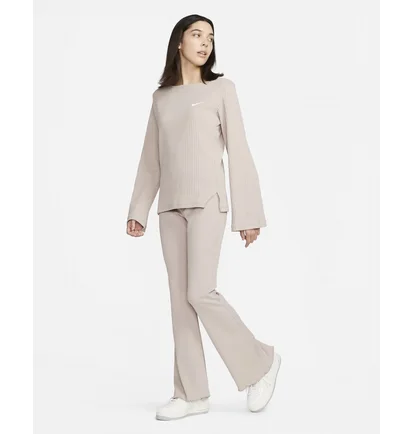 Лонгслив женский Nike W Nsw Rib Jrsy Ls Top Beige DV7866-272