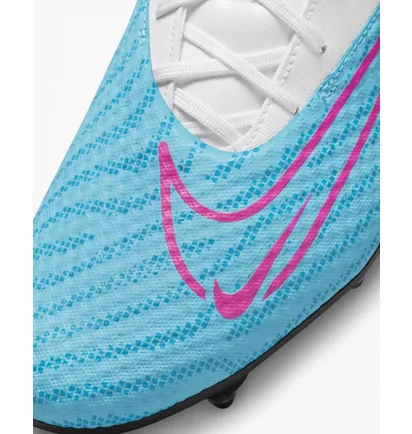 Бутсы унисекс Nike Phantom Gx Academy Sg-Pro Anti-Clog Traction White/Light Blue DD9471-446