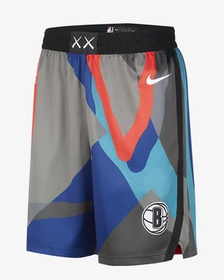 Шорты мужские Nike Dri-Fit Nba Swingman Brooklyn Nets City Edition 2023/24 Grey DX8694-010