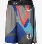 Шорти чоловічі Nike Dri-Fit Nba Swingman Brooklyn Nets City Edition 2023/24 Grey DX8694-010