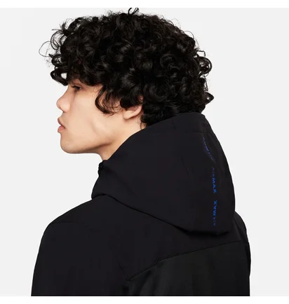Толстовка мужская Nike M Nsw Air Max Pk Fz Hoodie Black FV5443-010