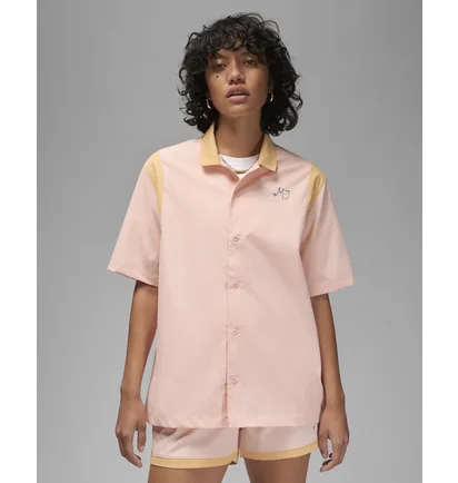 Рубашка женская Air Jordan Button-Up Shirt Pink DZ3340-610