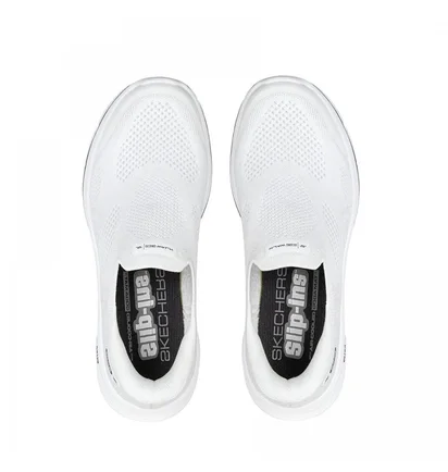 Слипоны унисекс Skechers Go Walk 8 Nova White 125926-WBK