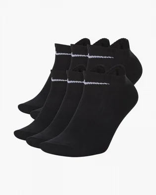 Носки унисекс Nike U Everyday Ltwt Ns (6 пар) Black SX7679-010