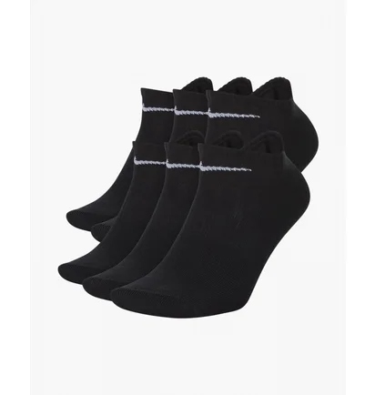 Носки унисекс Nike U Everyday Ltwt Ns (6 пар) Black SX7679-010