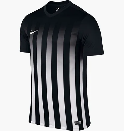 Футболка чоловіча Nike Jersey Ss Striped Division Ii Jsy Black/White 725893-010