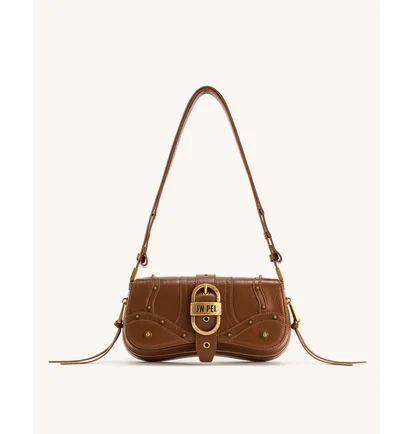 Сумка жіноча JW PEI Joy Crushed Shoulder Bag Brown BB2023BG70341JWP