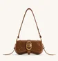 Сумка жіноча JW PEI Joy Crushed Shoulder Bag Brown BB2023BG70341JWP