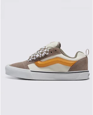 Кеды унисекс Vans Knu Skool Shoe Beige/Brown VN0009QC0BP