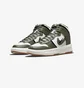 Кроссовки женские Nike Wmns Dunk High Up Khaki White/Green DH3718-103
