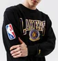 Свитшот мужской Nike Lal M Nk Flc Crew Cts 75 Nba Black DJ2801-010