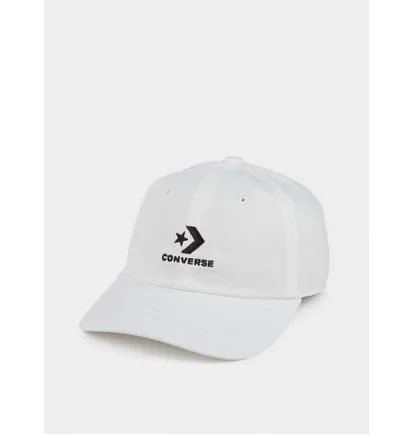 Кепка унисекс Converse Logo Lock-Up Baseball Hat White 10022131-102