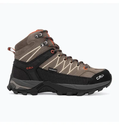 Ботинки мужские CMP Rigel Mid Trekking Shoes Wp Brown 3Q12947-09PT