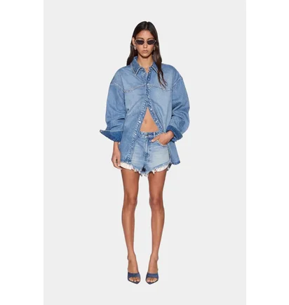 Шорти жіночі Ksubi Kut Off Denim Short Maverik Krystal Light Blue WSP26WA007