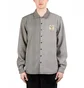 Сорочка унісекс Pleasures Chase Plaid Button Down Shirt Grey P22SP005-BLACK