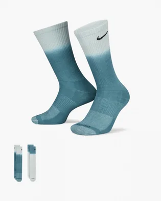 Носки унисекс Nike Everyday Plus Cush Crew Light Blue (2 пары) Dh6096-909
