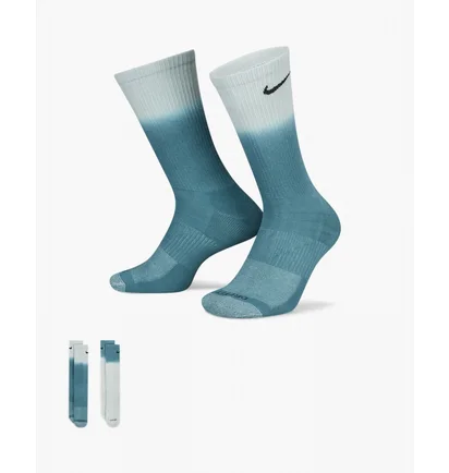 Шкарпетки унісекс Nike Everyday Plus Cush Crew Light Blue (2 пари) Dh6096-909