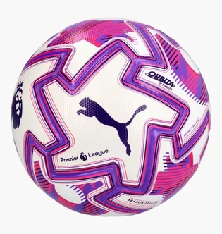 Футбольний м'яч Puma Orbita Premier League White/Violet 084893-01