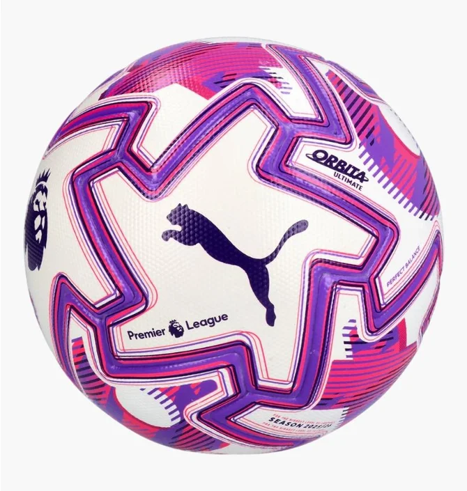 Футбольний м'яч Puma Orbita Premier League White/Violet 084893-01